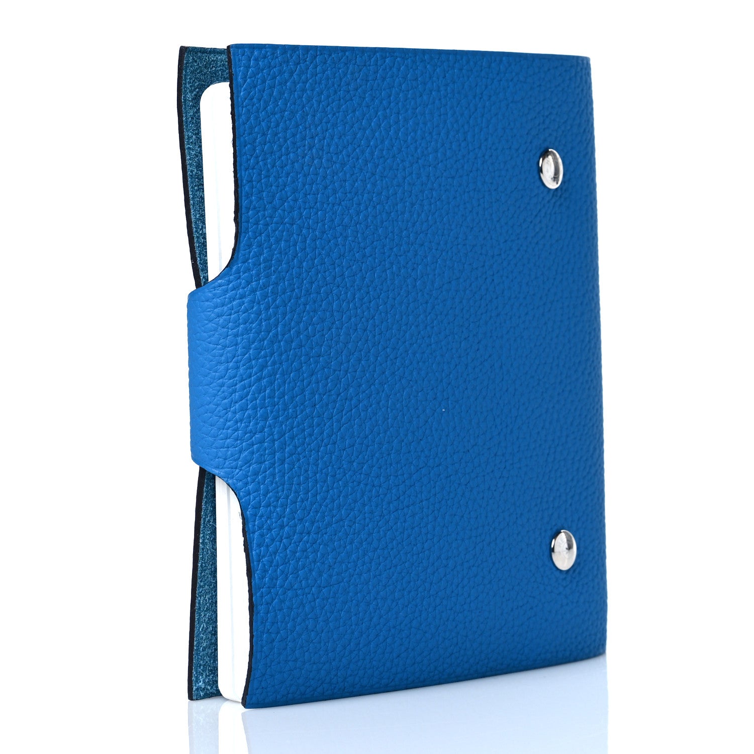 Hermes Togo Ulysse PM Notebook Cover Bleu Zanzibar 2 of 9