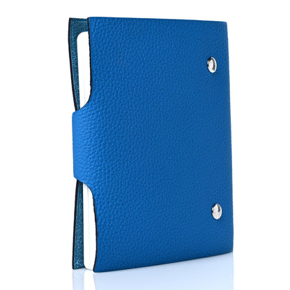 Hermes Togo Ulysse PM Notebook Cover Bleu Zanzibar 2 of 9