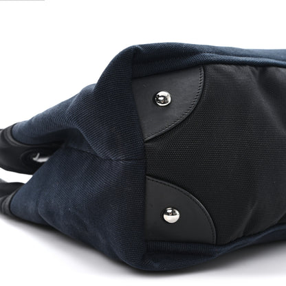 Chanel Lambskin Canvas CC Shopping Tote Black 9 of 13