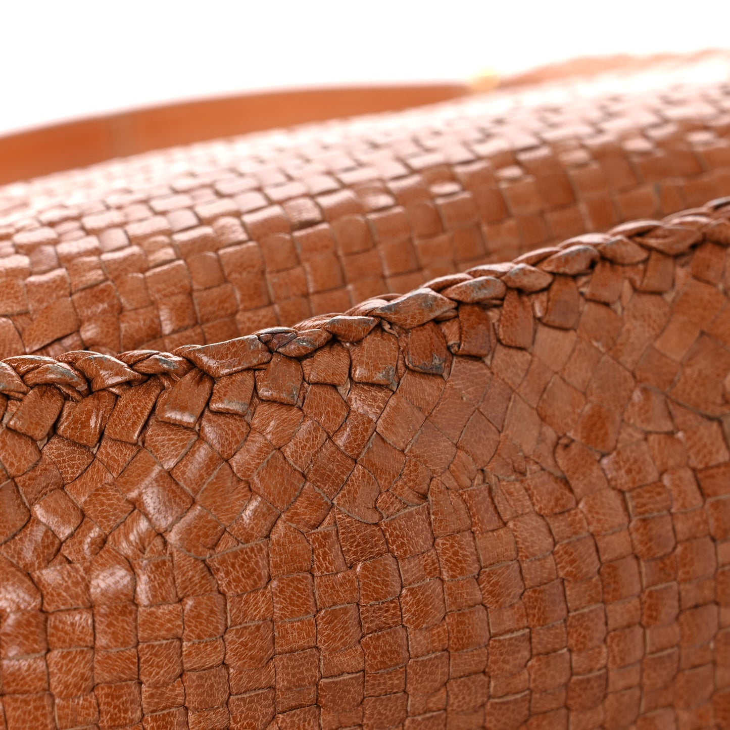 Goatskin Woven Hobo Nudo