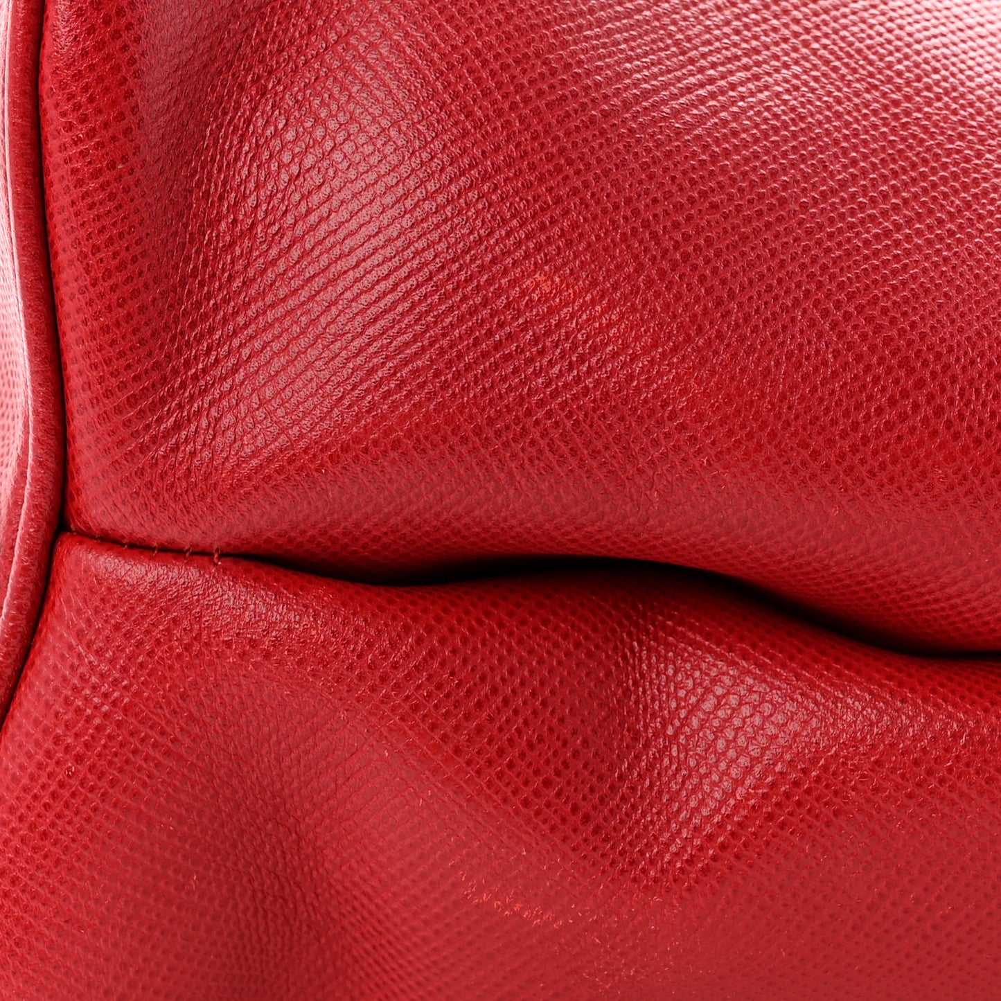Saffiano Cuir Top Handle Dome Tote Rosso