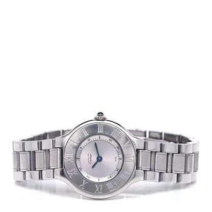 Cartier Stainless Steel 28mm Must De 21 Quartz Watch 2 of 4