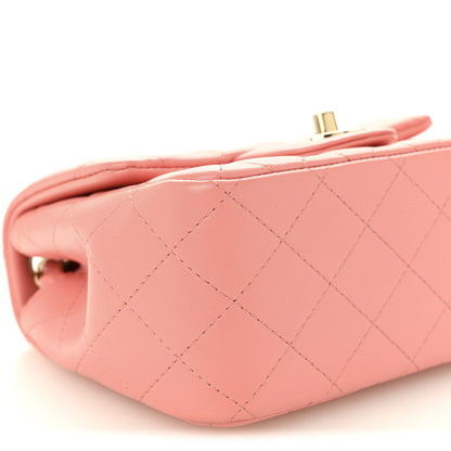 Chanel Lambskin Quilted Mini Square Flap Pink 9 of 10