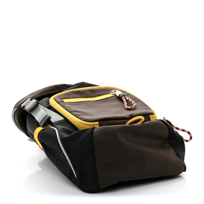 Burberry Nylon Leo Sling Bag Black Yellow Grey 4 of 10