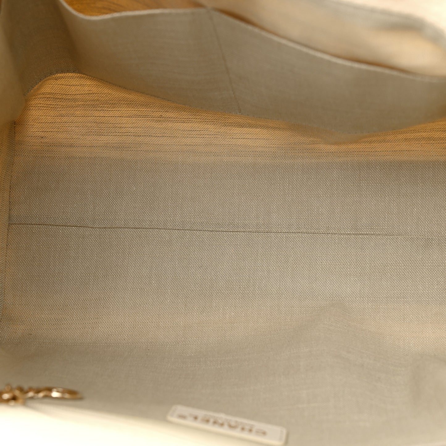 Mixed Fibers Small Deauville Tote White