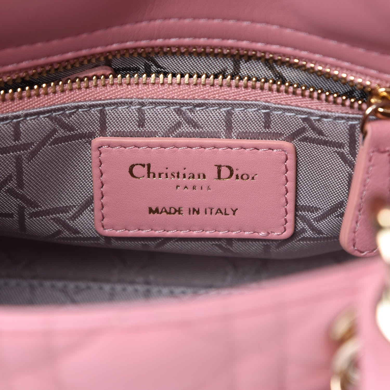 Christian Dior Lambskin Cannage Mini Lady Dior Rose Clair 5 of 13