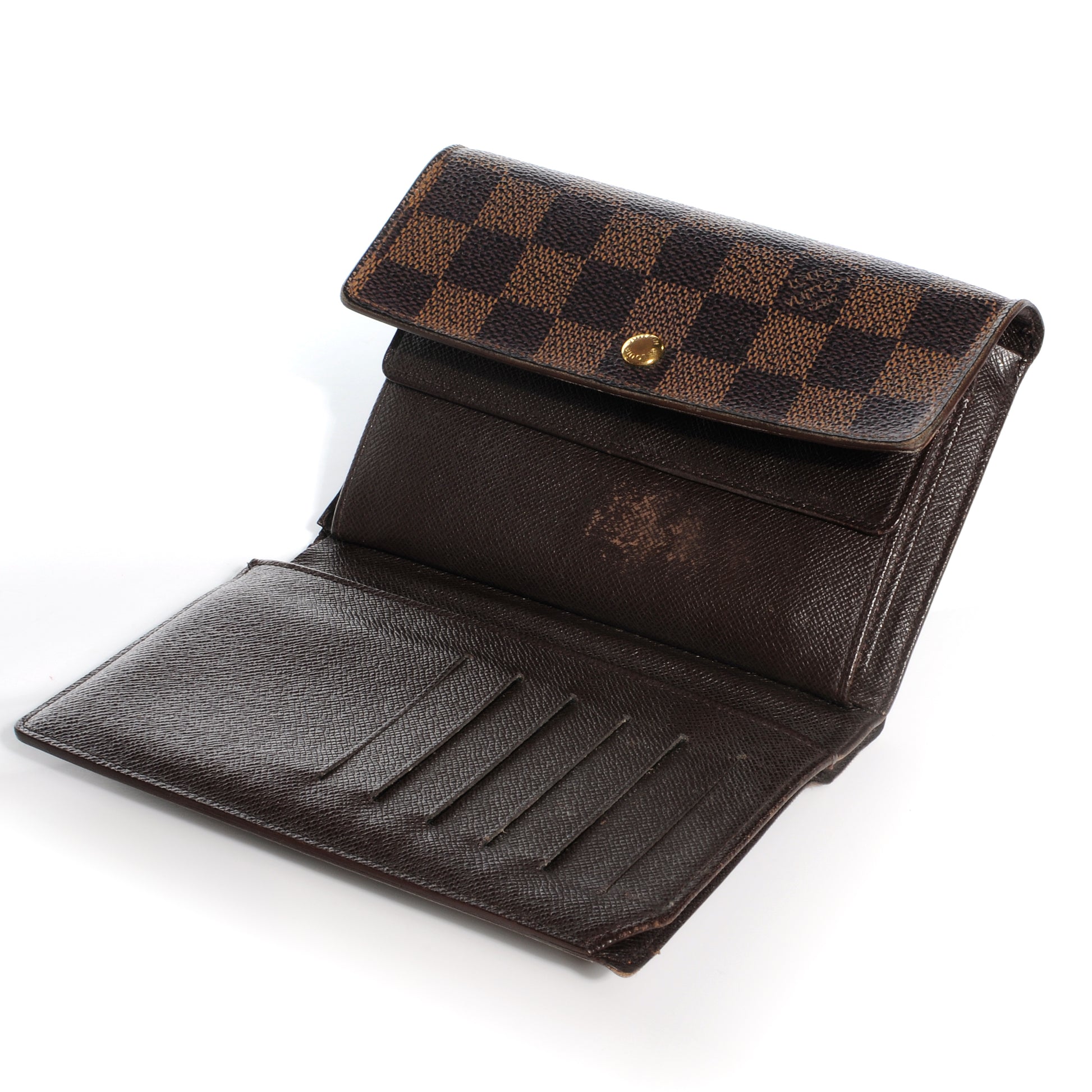 Louis Vuitton Damier Ebene Porte Tresor Etui Papier Wallet 5 of 9