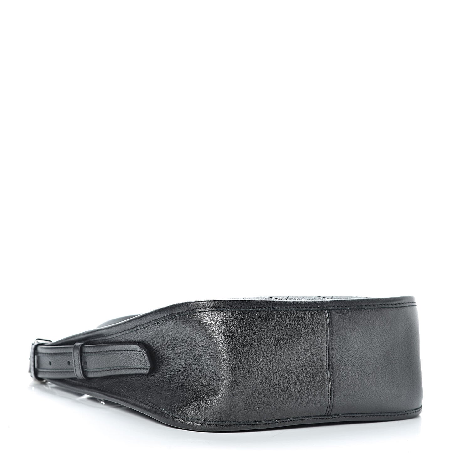 Calfskin Quilted Jungle Stroll Hobo Bag Black