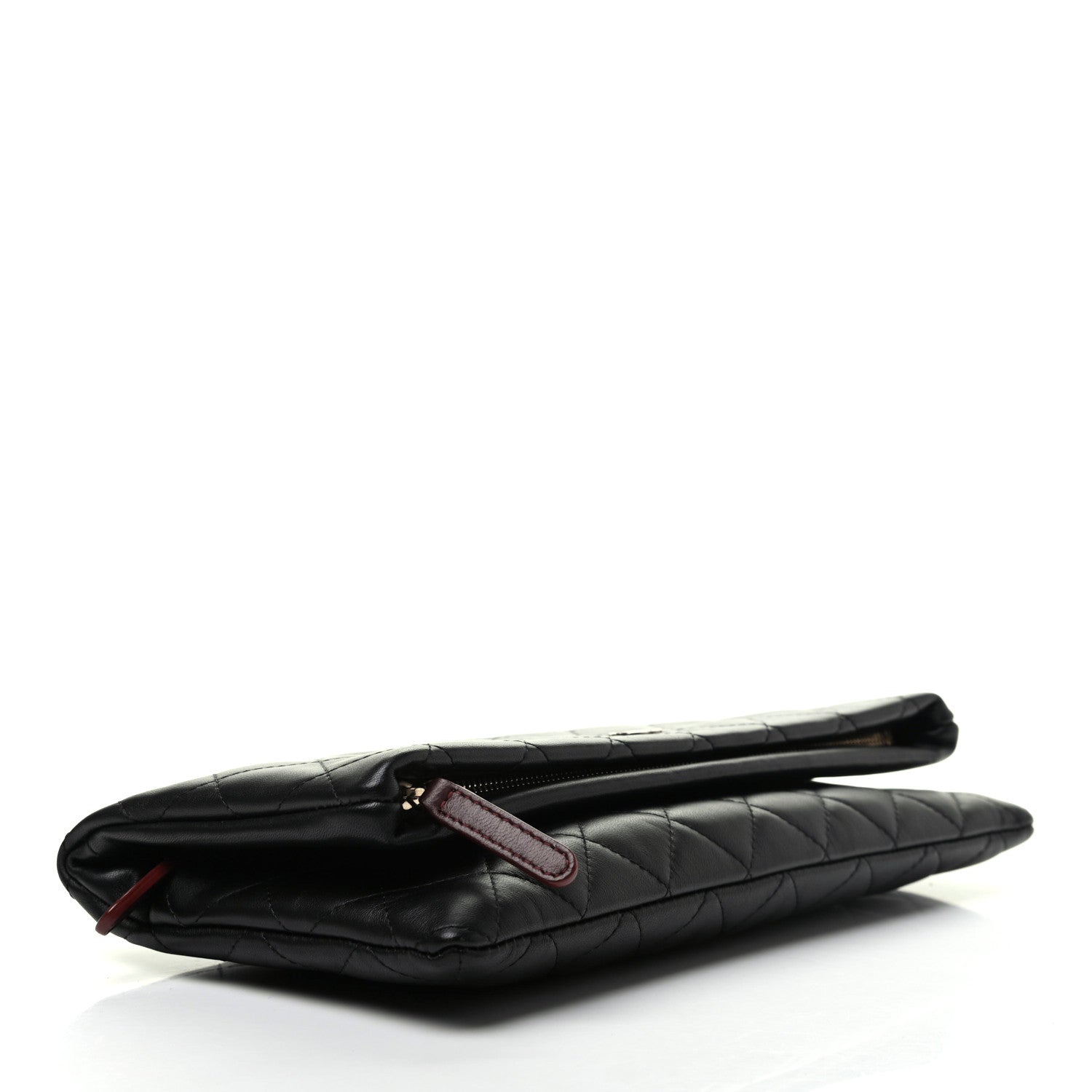 Chanel Lambskin Quilted CC Beauty Clutch Black 4 of 7