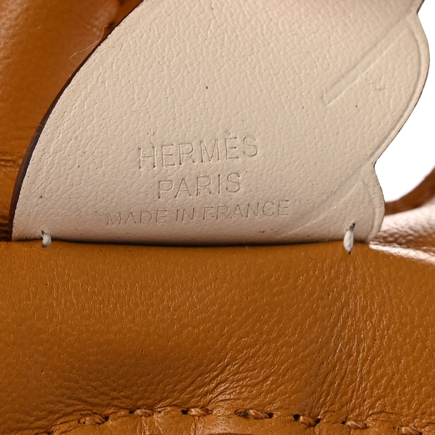 Hermes Milo Lambskin Grigri Rodeo Pegase Horse Bag Charm PM Sesame Black Nata 3 of 5