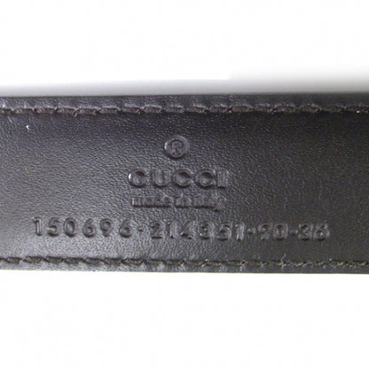 Gucci Guccissima Leather Chain Belt Brown 36 3 of 5