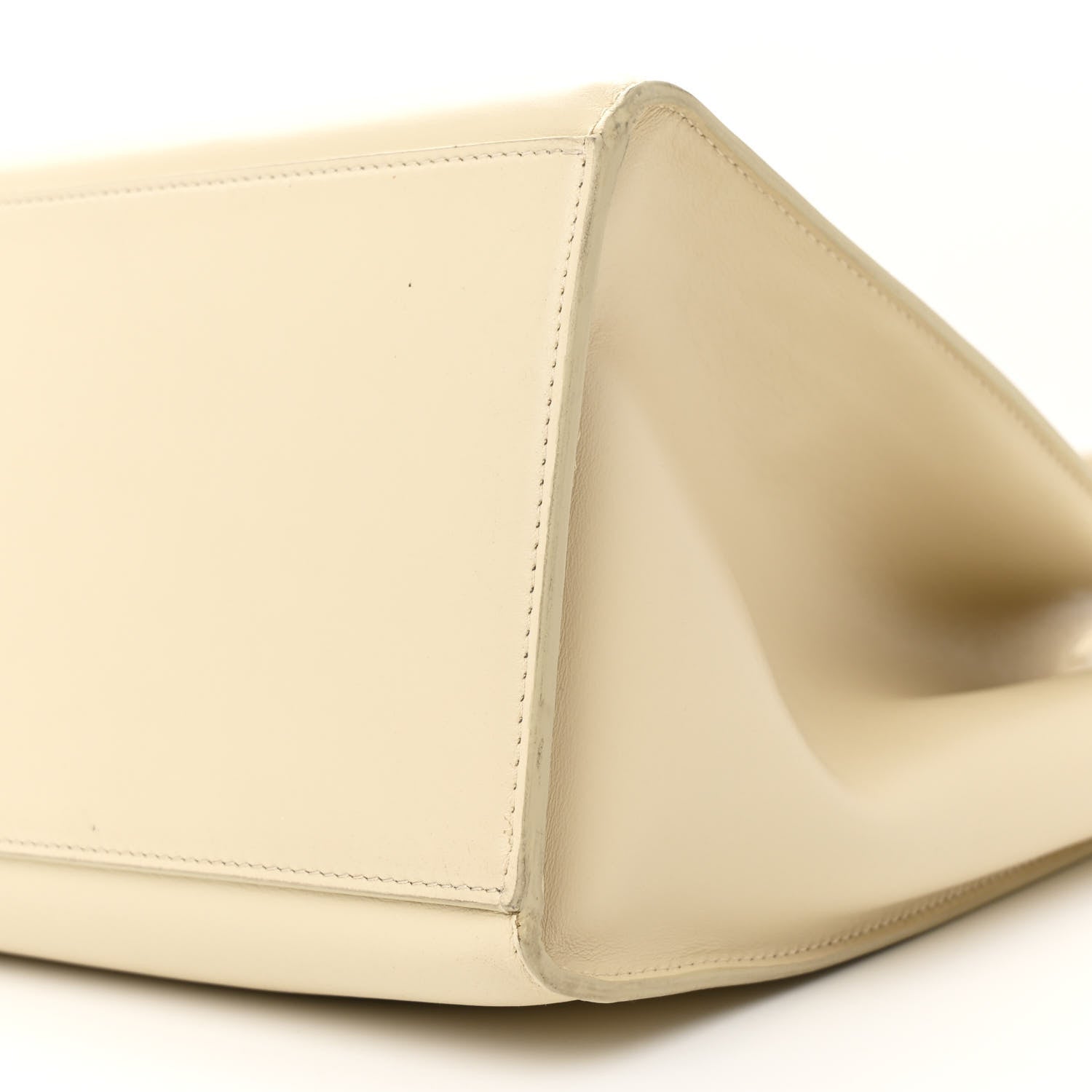 Celine Supple Grained Calfskin Cabas 16 Bag Limestone 10 of 13