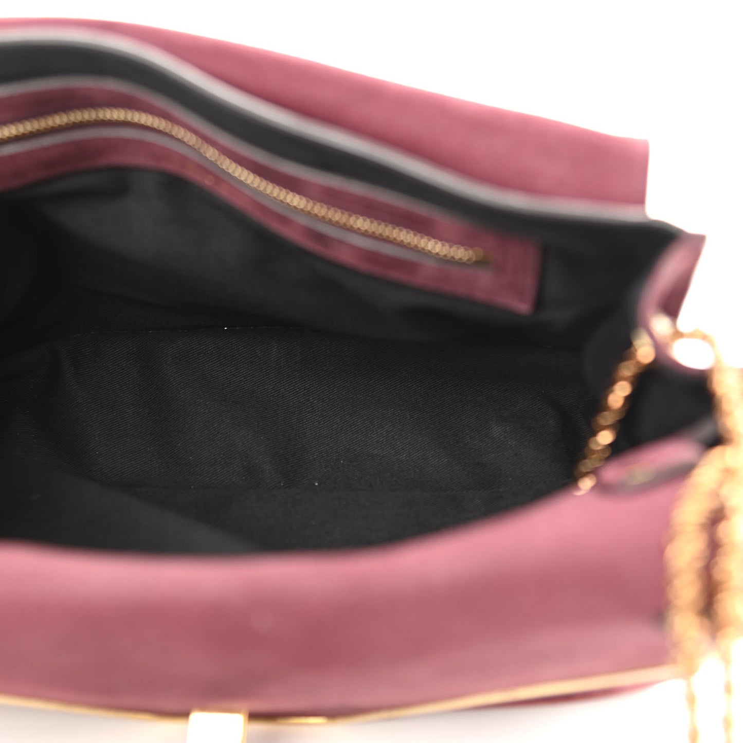 Nubuck Medium Sally Flap Bag Burgundy
