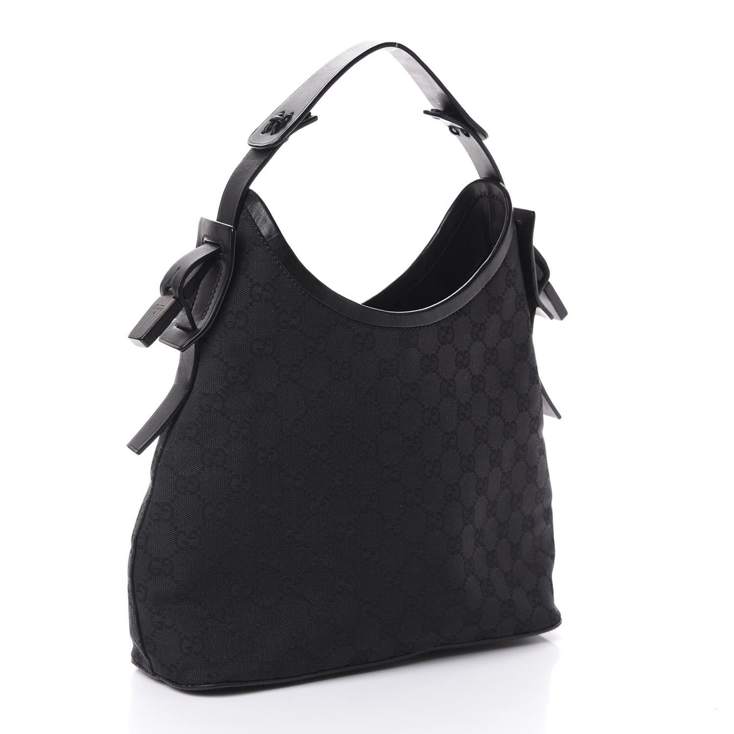 Monogram Small Hobo Black