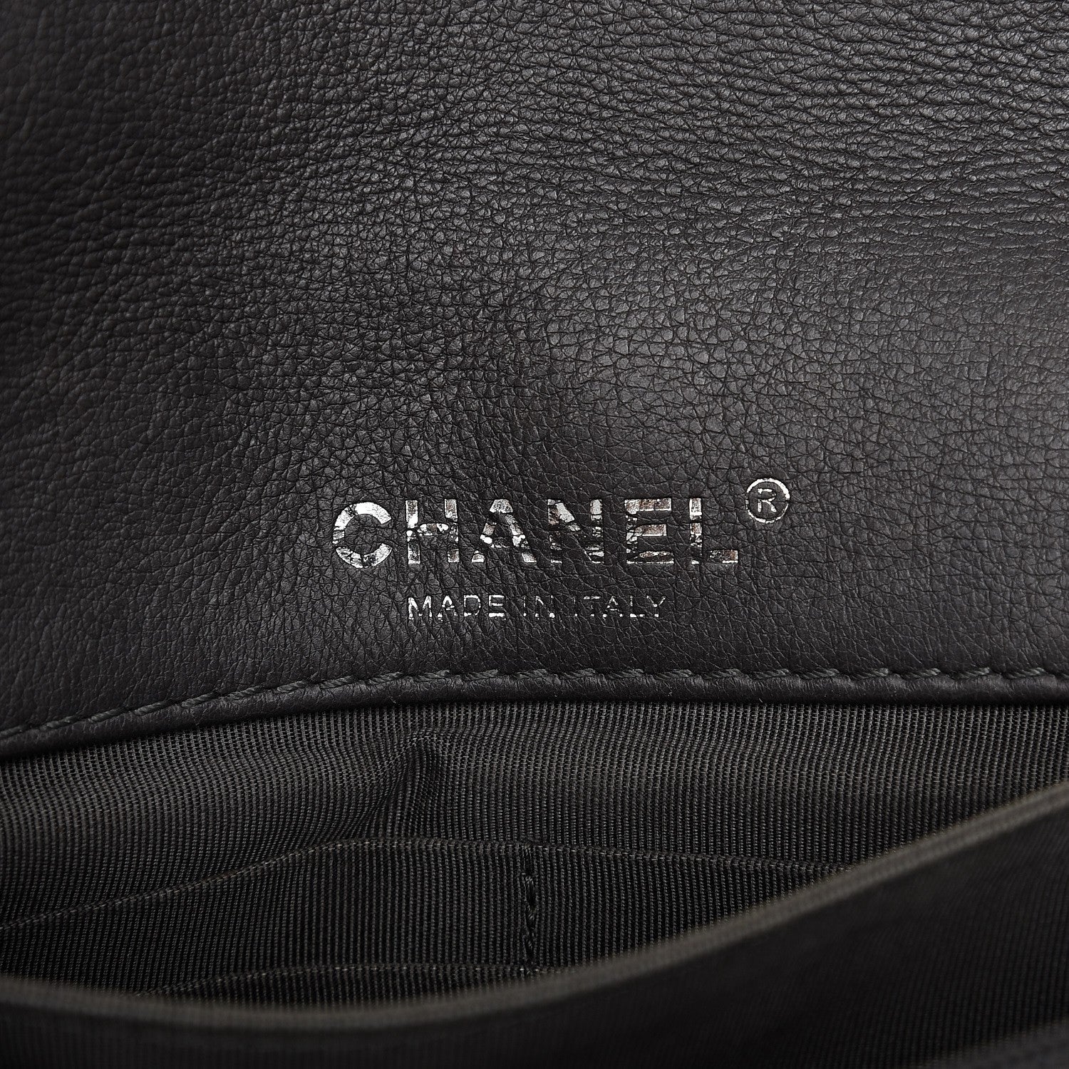 Chanel Calfskin Small Boy Reverso Flap Grey 6 of 11