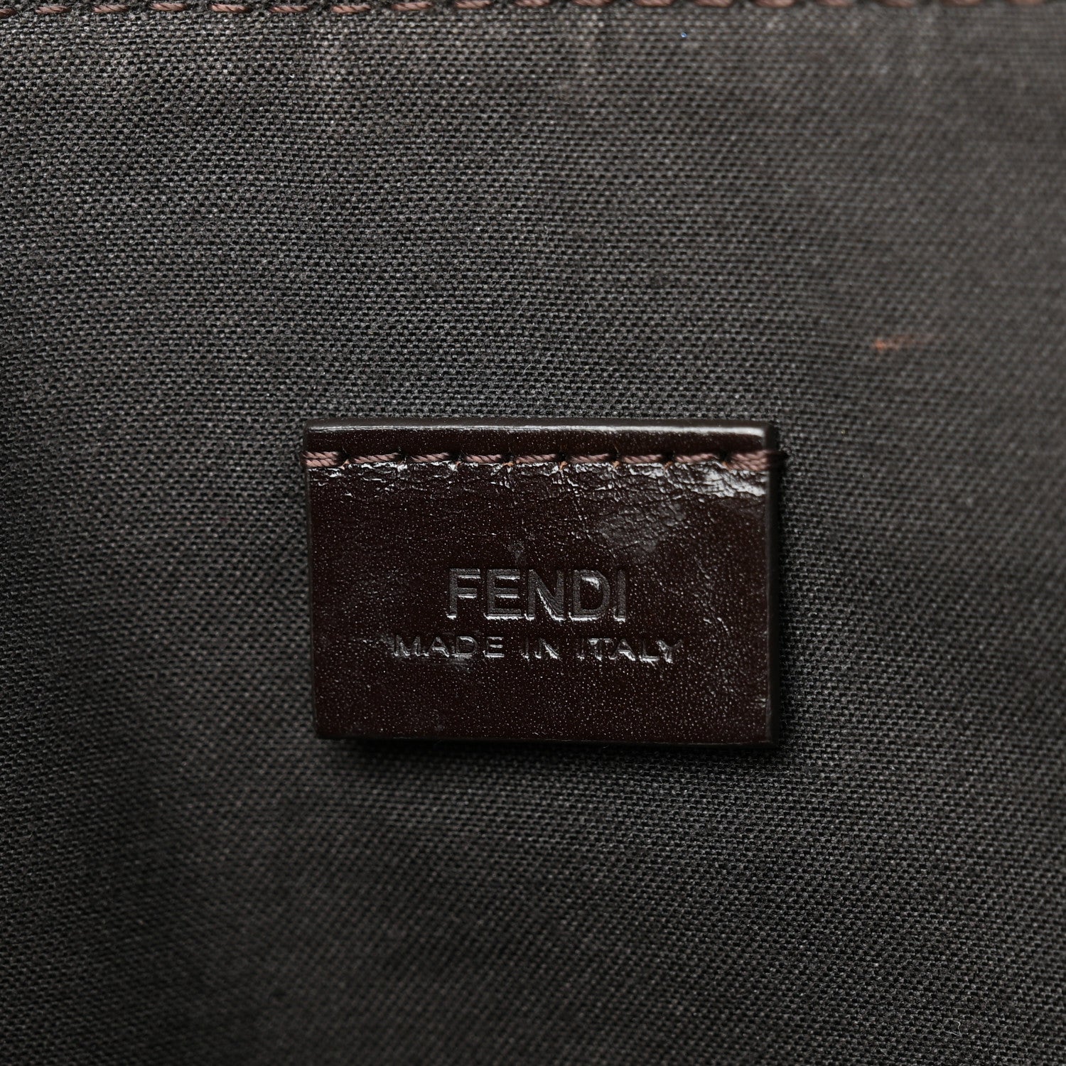 Fendi Zucca Spalmati Ombre Pouch Tobacco Cedro 6 of 9