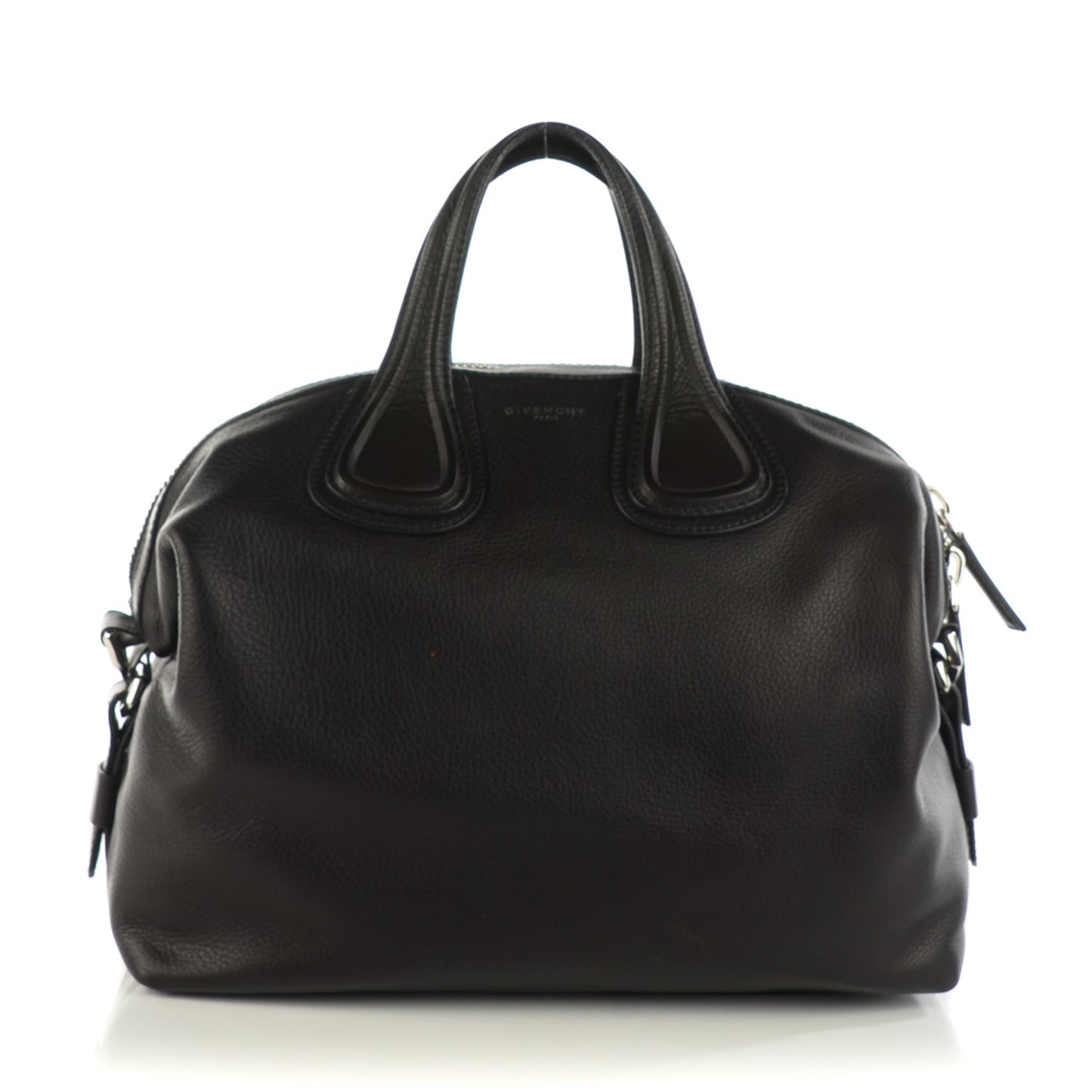 Waxed Calfskin Studded Medium Nightingale Black