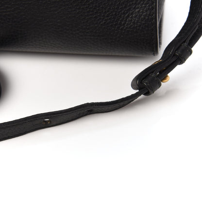 Gucci Calfskin Small GG Marmont Top Handle Bag Black 11 of 11