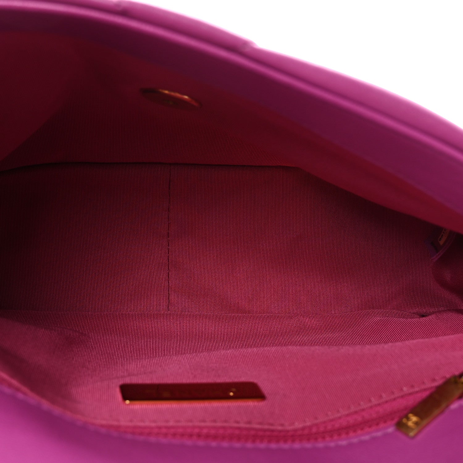 Chanel Lambskin Quilted Medium Chanel 19 Flap Purple 5 of 10