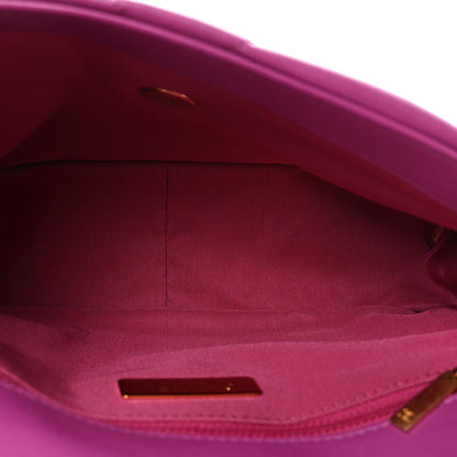 Chanel Lambskin Quilted Medium Chanel 19 Flap Purple 5 of 10