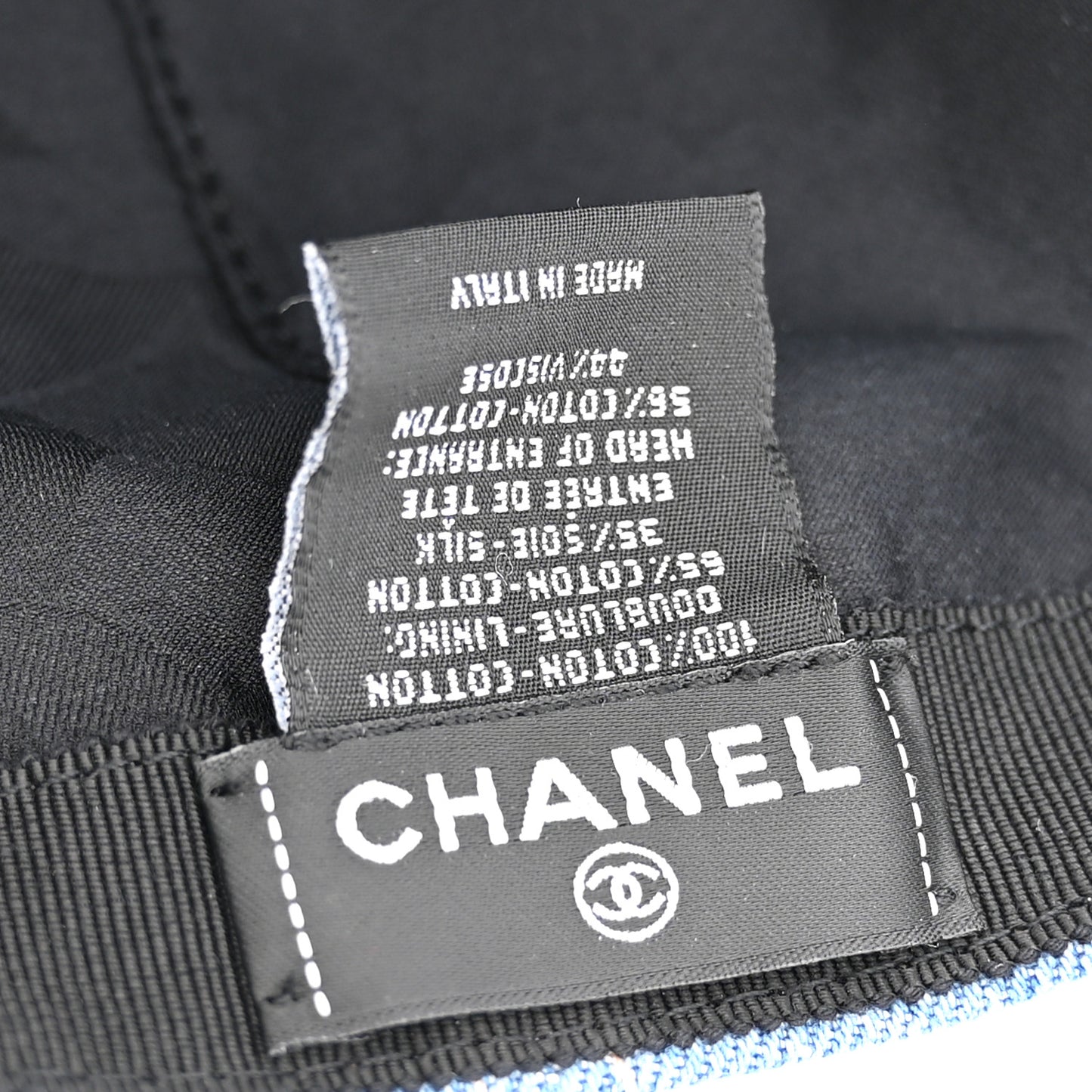 Denim Cap Hat Blue