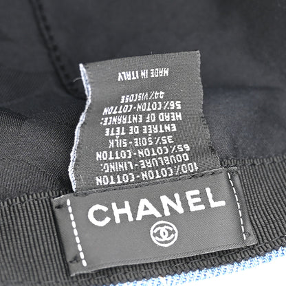 Chanel Denim Cap Hat Blue 8 of 8