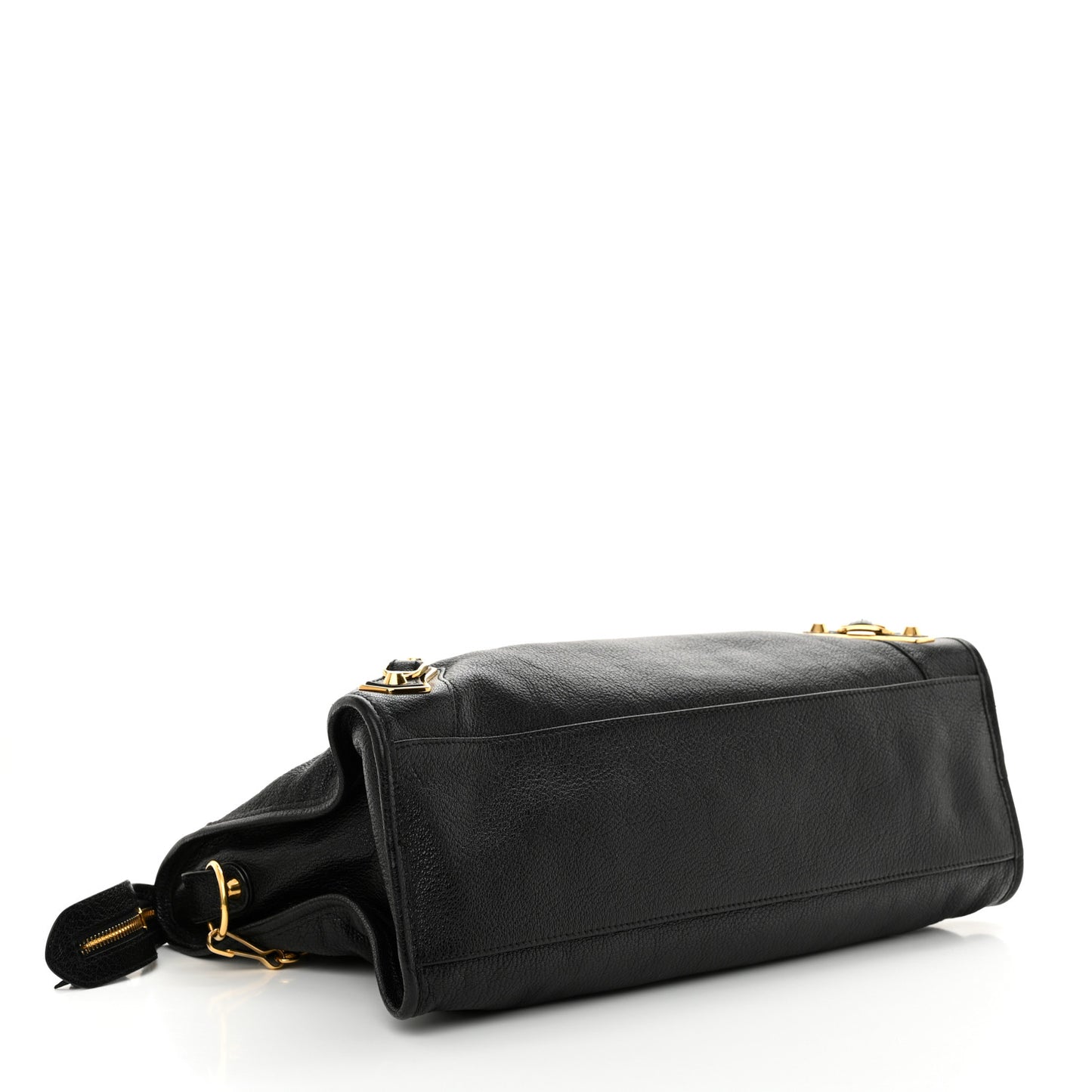 Chevre Gold Metallic Edge Hardware City Black
