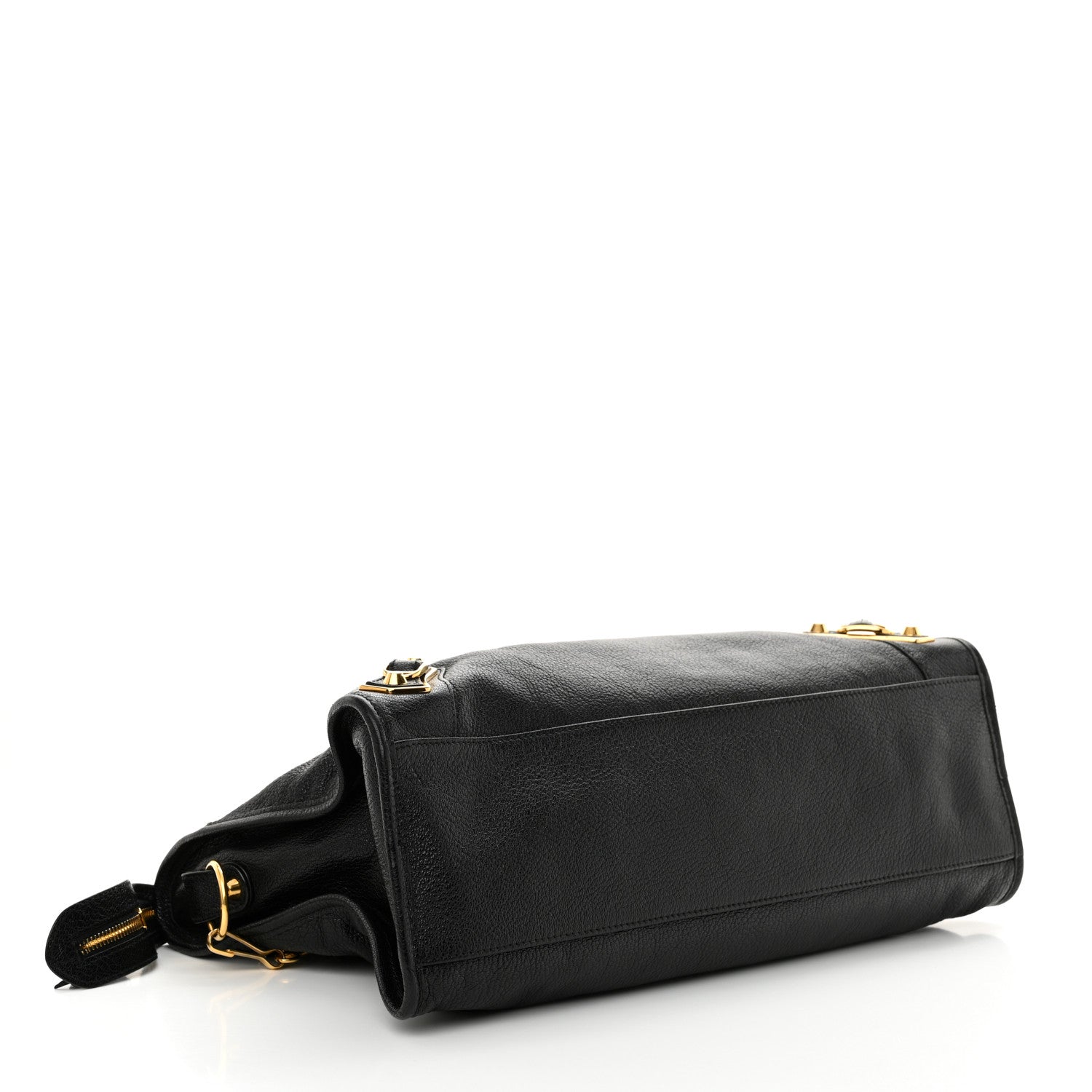 Balenciaga Chevre Gold Metallic Edge Hardware City Black 5 of 14