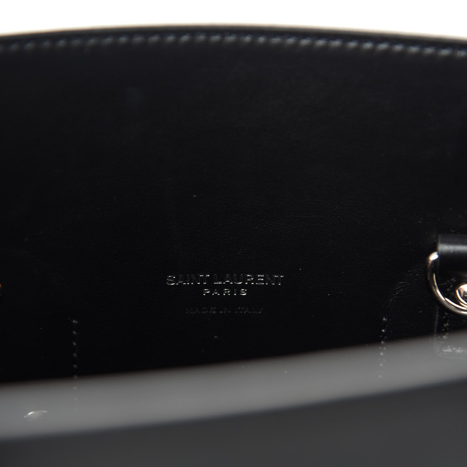 Saint Laurent Grained Calfskin Small Sac De Jour Black 9 of 10