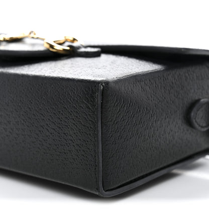 Gucci Calfskin Horsebit 1955 Shoulder Bag Black 10 of 11
