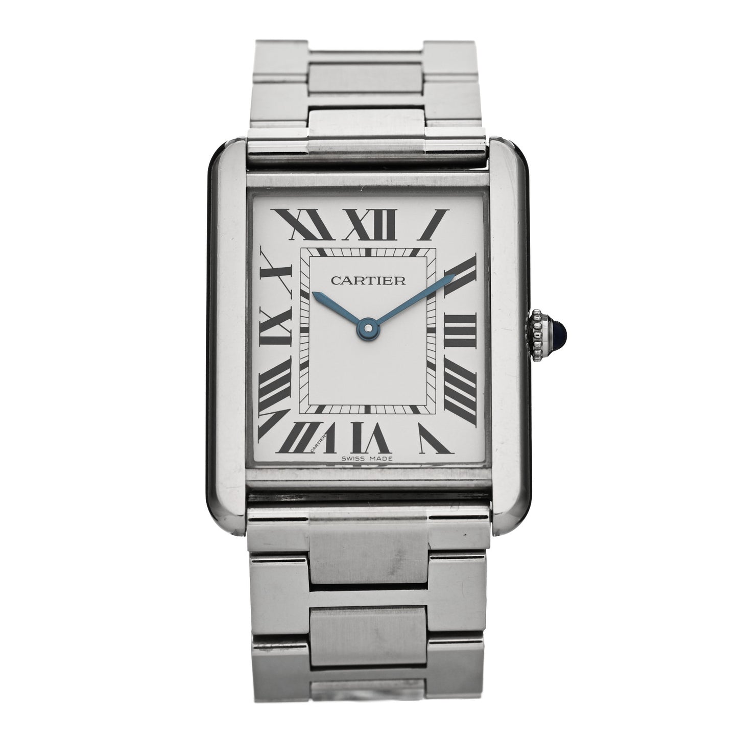 Stainless Steel 27mm Tank Solo Quartz Watch