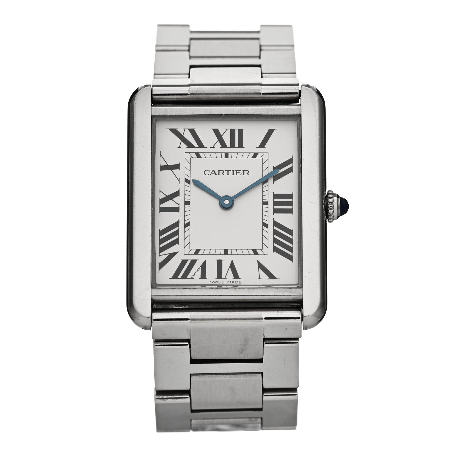 Cartier Stainless Steel 27mm Tank Solo Quartz Watch 1 of 5