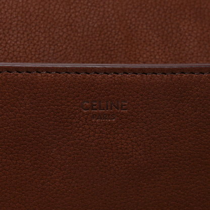 Celine Grained Nubuck Calfskin Medium Nino Chestnut 6 of 9