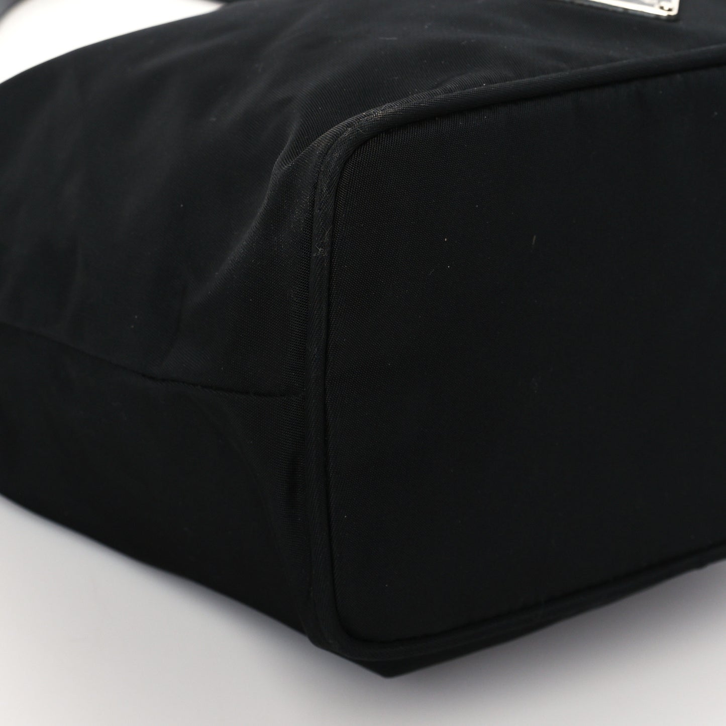 Tessuto Nylon Vitello Hobo Black