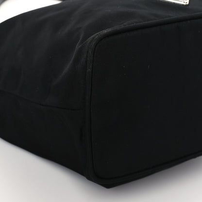 Prada Tessuto Nylon Vitello Hobo Black 9 of 10