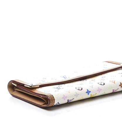 Louis Vuitton Monogram Multicolor Porte Tresor International Wallet White 5 of 10
