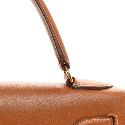 Hermes Courchevel Kelly Sellier 28 Gold 13 of 26