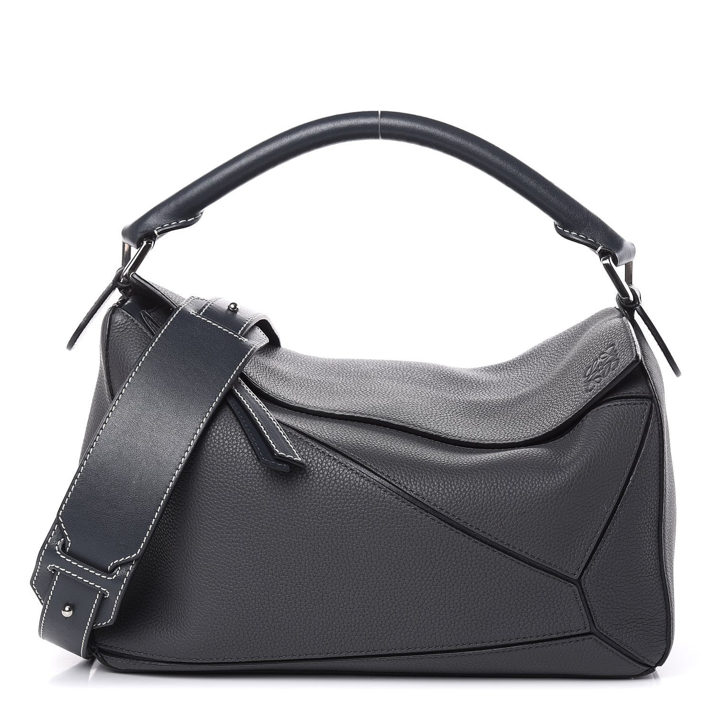 Calfskin Puzzle Bag Grey