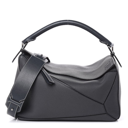 Loewe Calfskin Puzzle Bag Grey 1 of 8