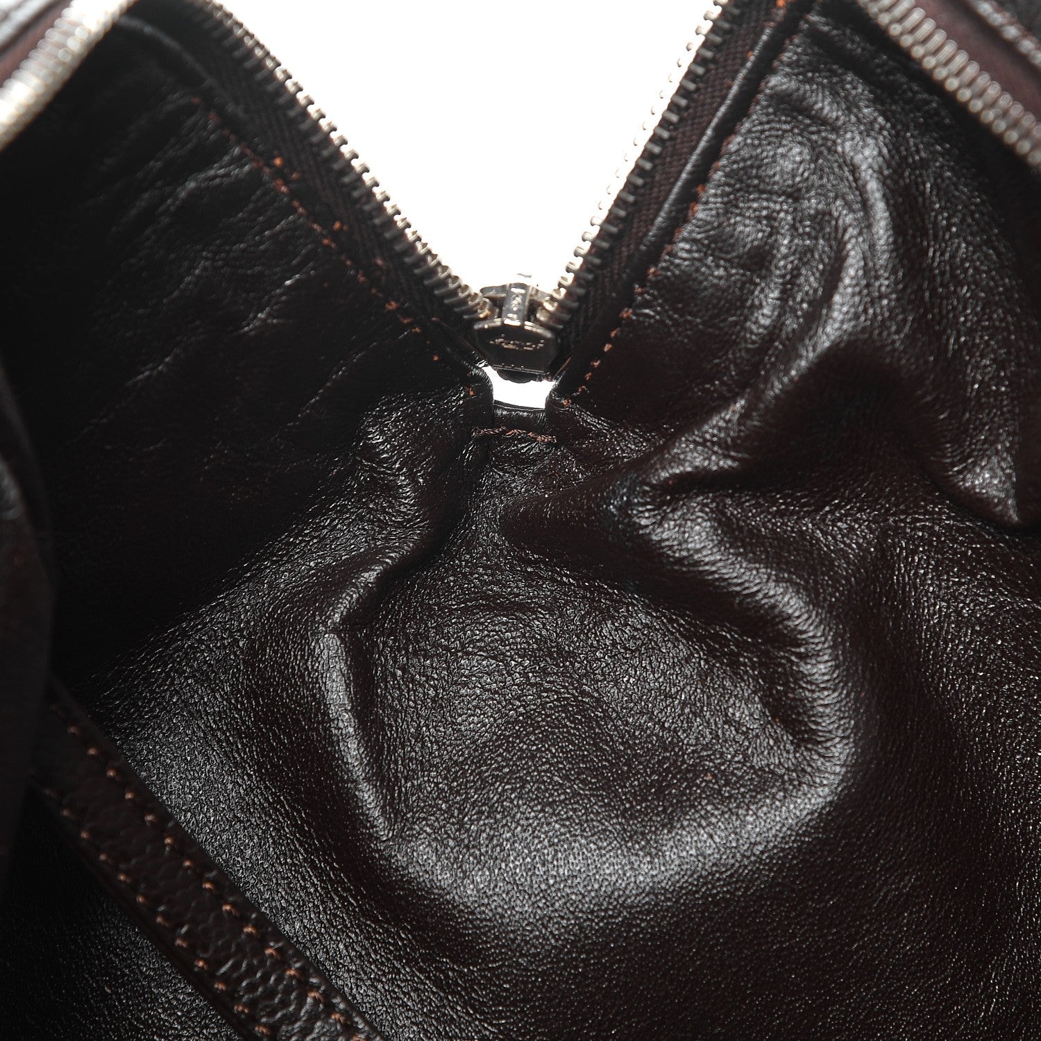 Chanel Caviar Quilted CC Timeless Bowler Brown 8 of 11