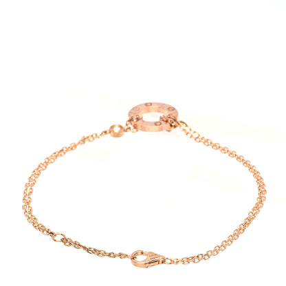 Cartier 18K Pink Gold Diamond LOVE Bracelet 2 of 4