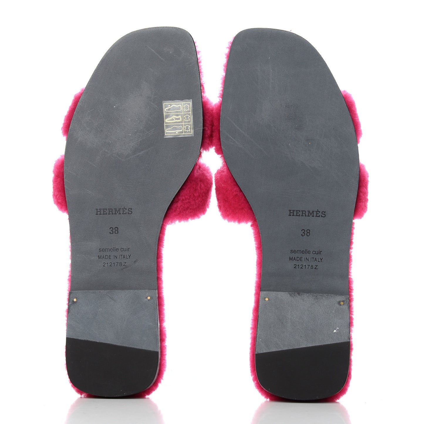 Woolskin Oran Sandals 38 Rose Fuchsia