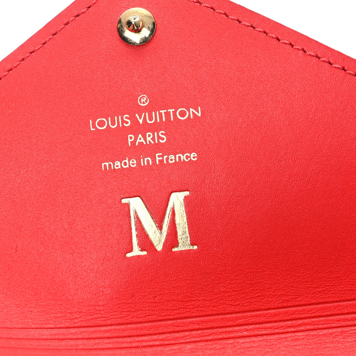 Monogram Medium Kirigami Pochette Insert Coquelicot