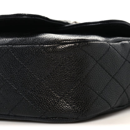 Chanel Glazed Caviar Small Pocket In The City Shoulder Bag Black 9 of 10