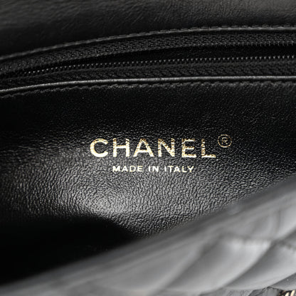 Chanel Aged Calfskin Quilted Mini Medallion Flap Black 6 of 11