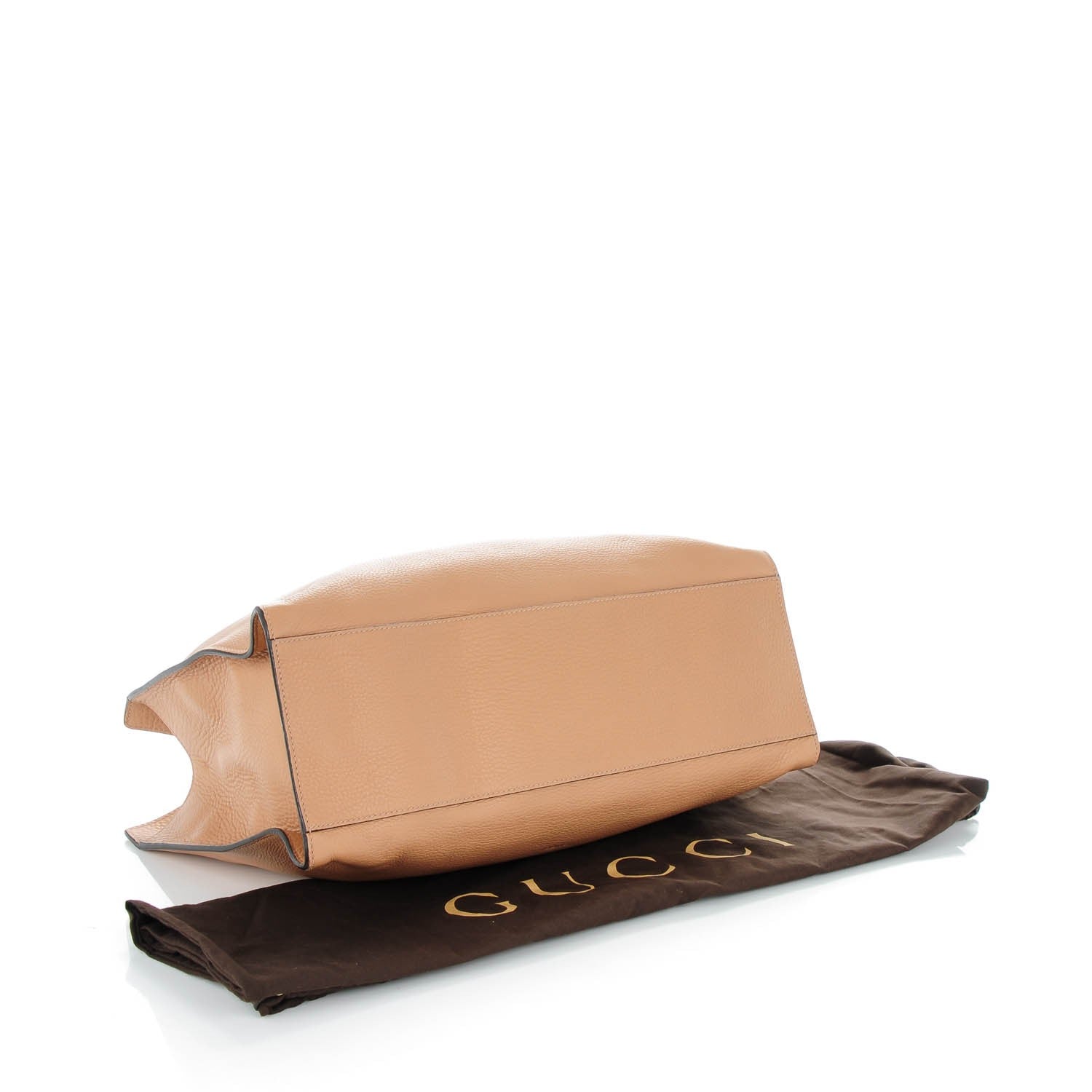 Gucci Calfskin Medium Bamboo Daily Shopper Camelia 4 of 6