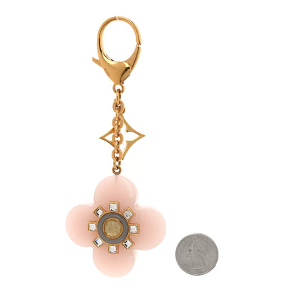 Louis Vuitton Monogram Flower Bag Charm Key Holder Dore 2 of 4