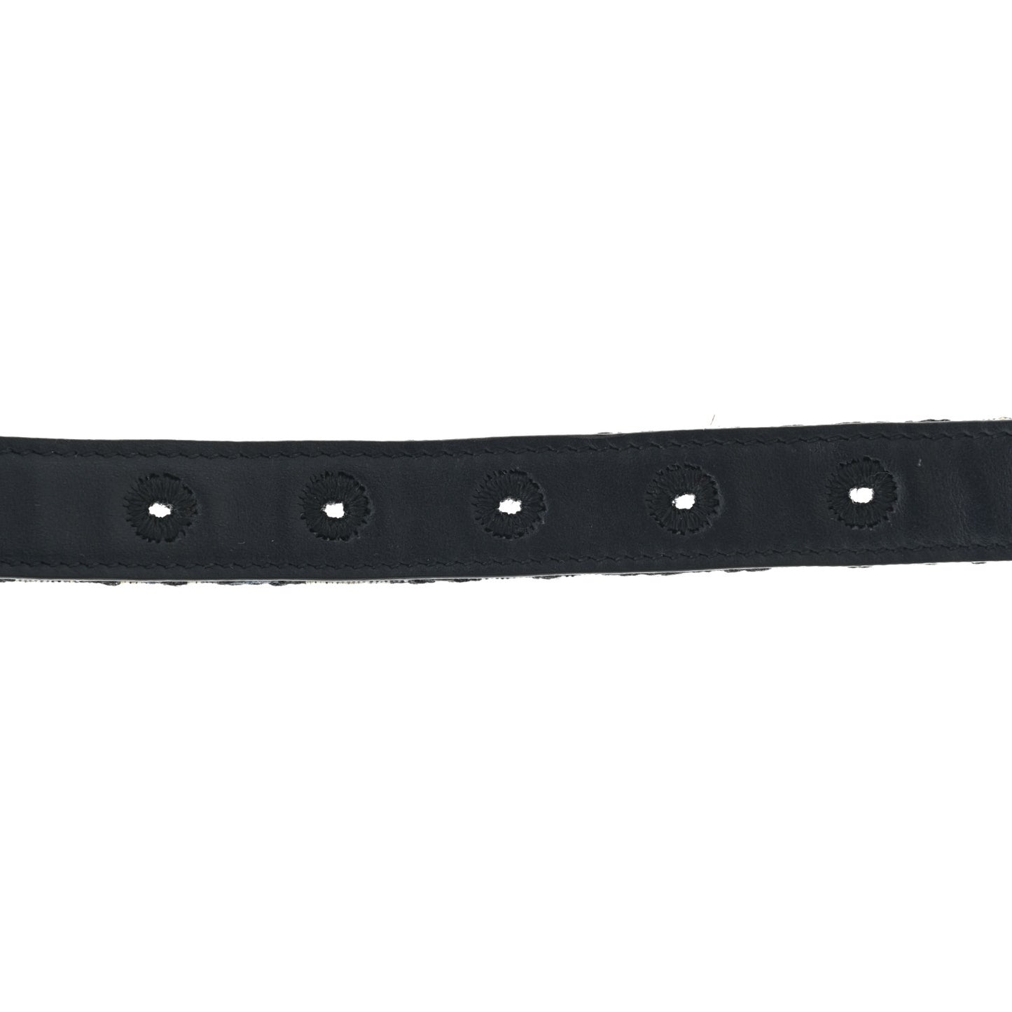 Jacquard Oblique 20mm Belt 95 Blue Multi
