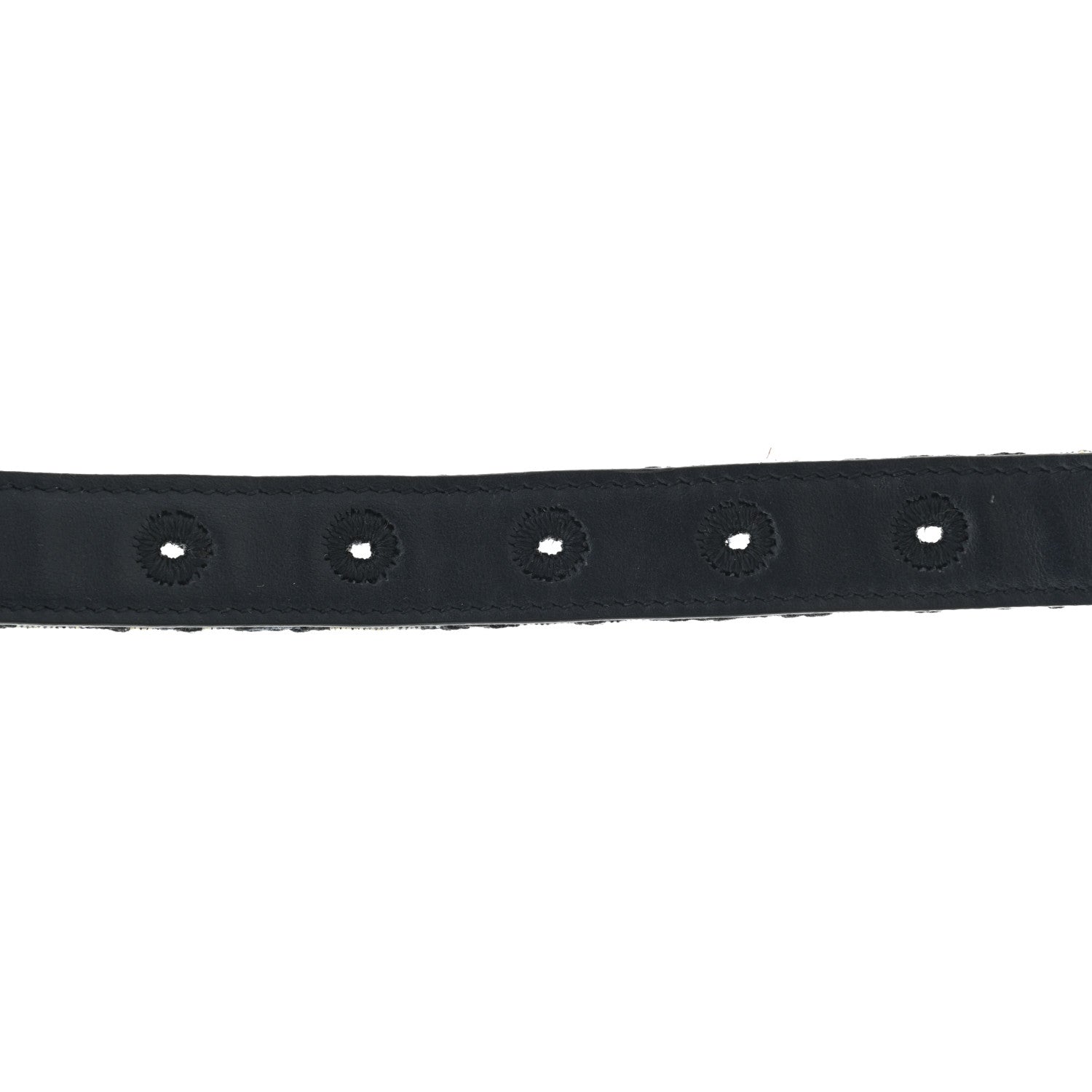 Christian Dior Jacquard Oblique 20mm Belt 95 Blue Multi 5 of 6