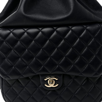 Chanel Lambskin Quilted Large In Seoul Backpack Navy 14 of 19